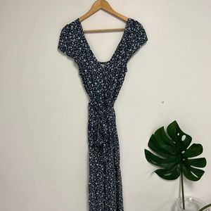 American Eagle floral jumpsuit